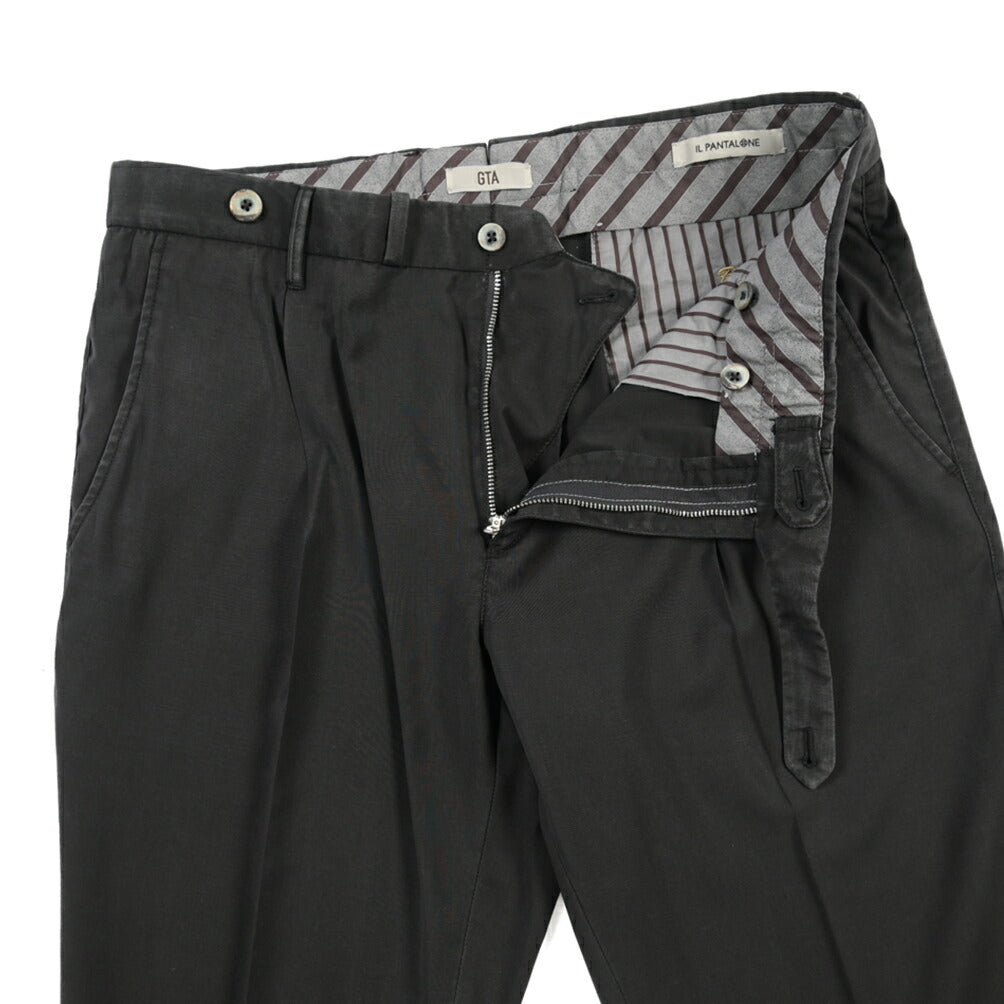 SALE｜GTA “BYRON L” ヴァージンウール100% ワンタックスラックス / SLIM FIT