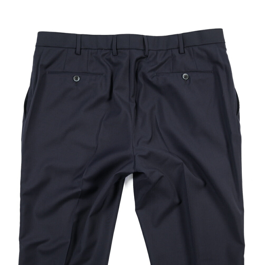SALE｜GTA “FEDERICO SL” ヴァージンウール100% ウエストバンド付きノータックスラックス / SLIM FIT