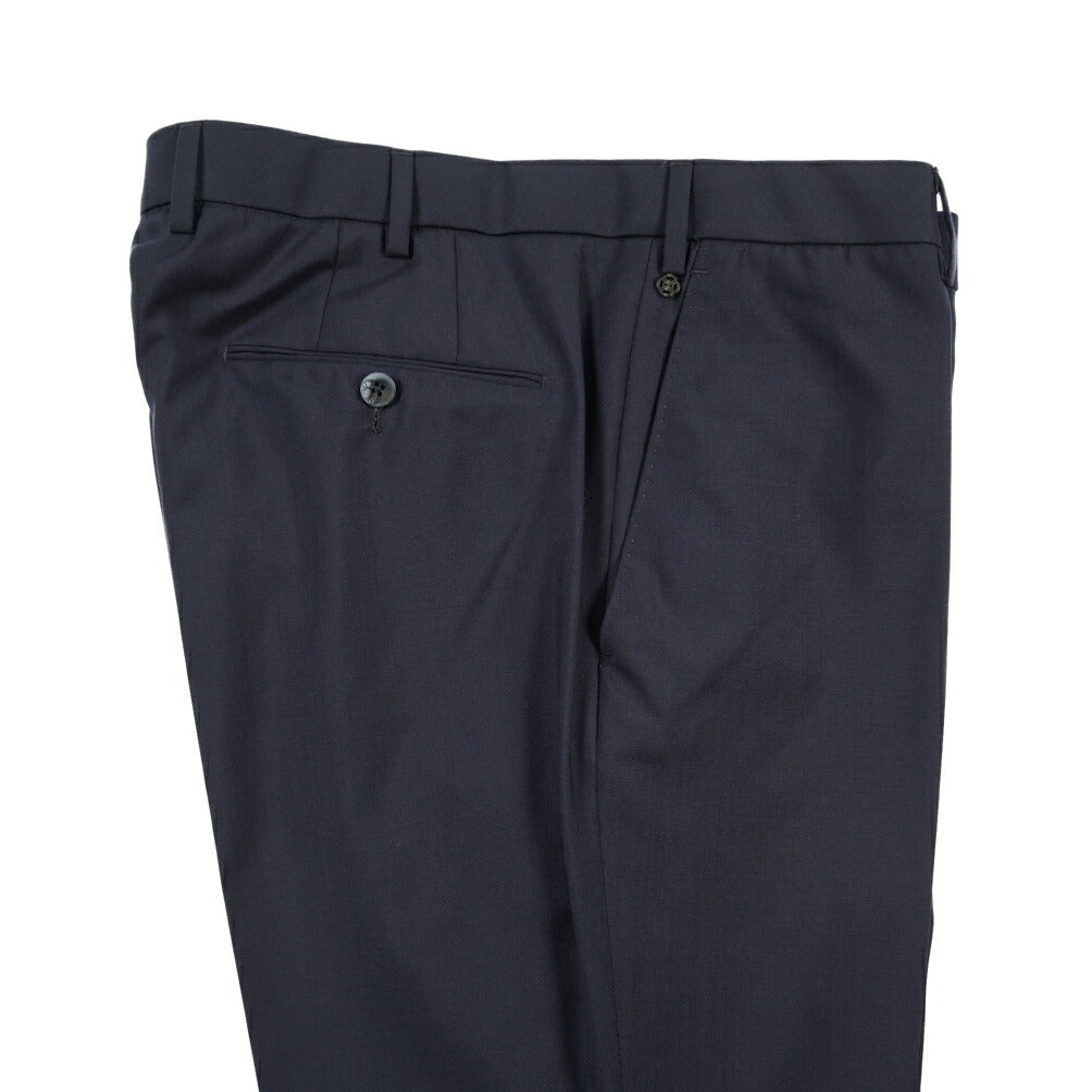 SALE｜GTA “FEDERICO SL” ヴァージンウール100% ウエストバンド付きノータックスラックス / SLIM FIT