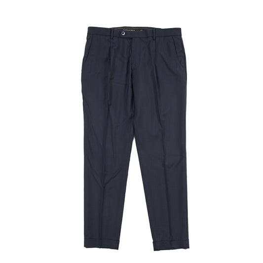 GTA “RICCARDO” ヴァージンウール100% ウエストバンド付きワンタックスラックス / SLIM FIT