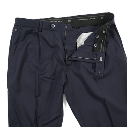 SALE｜GTA “RICCARDO” ヴァージンウール100% ウエストバンド付きワンタックスラックス / SLIM FIT