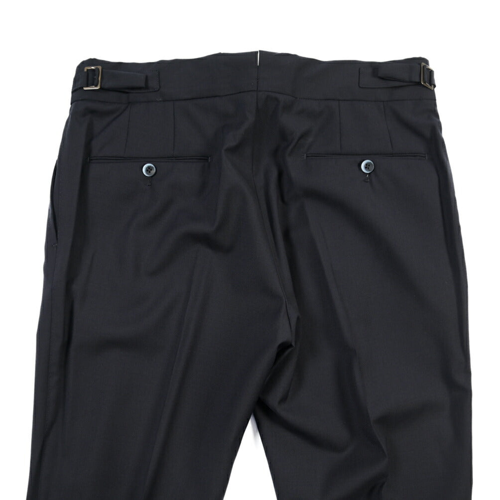 SALE｜GTA “MAX II” ウール100% ツータックベルトレススラックス / COMFORT FIT