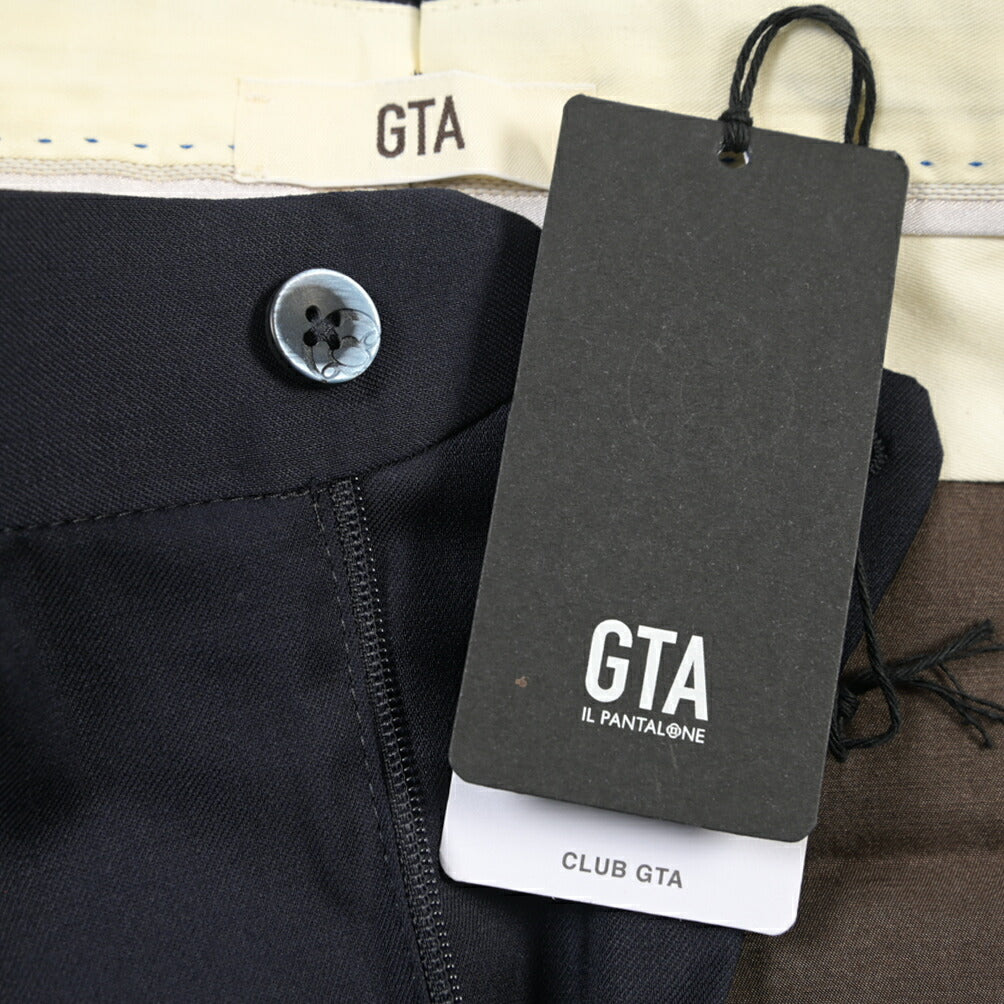 SALE｜GTA “BYRON C” ストレッチウール ワンタックスラックス / SLIM FIT