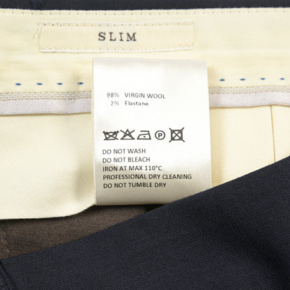 SALE｜GTA “BYRON C” ストレッチウール ワンタックスラックス / SLIM FIT