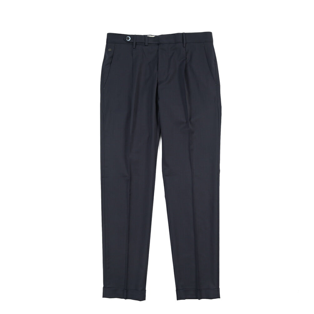 SALE｜GTA “BYRON C” ストレッチウール ワンタックスラックス / SLIM FIT