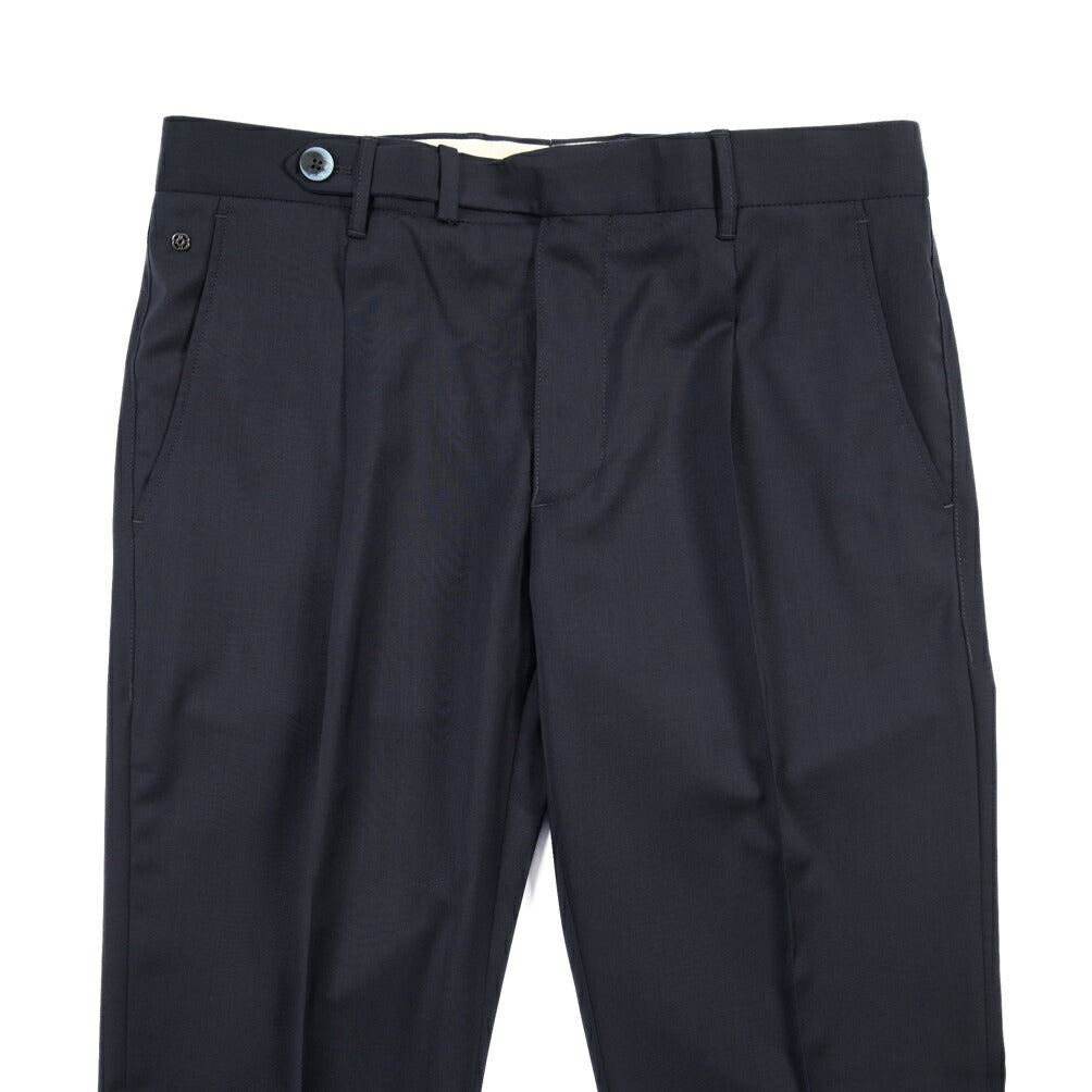 SALE｜GTA “BYRON C” ストレッチウール ワンタックスラックス / SLIM FIT