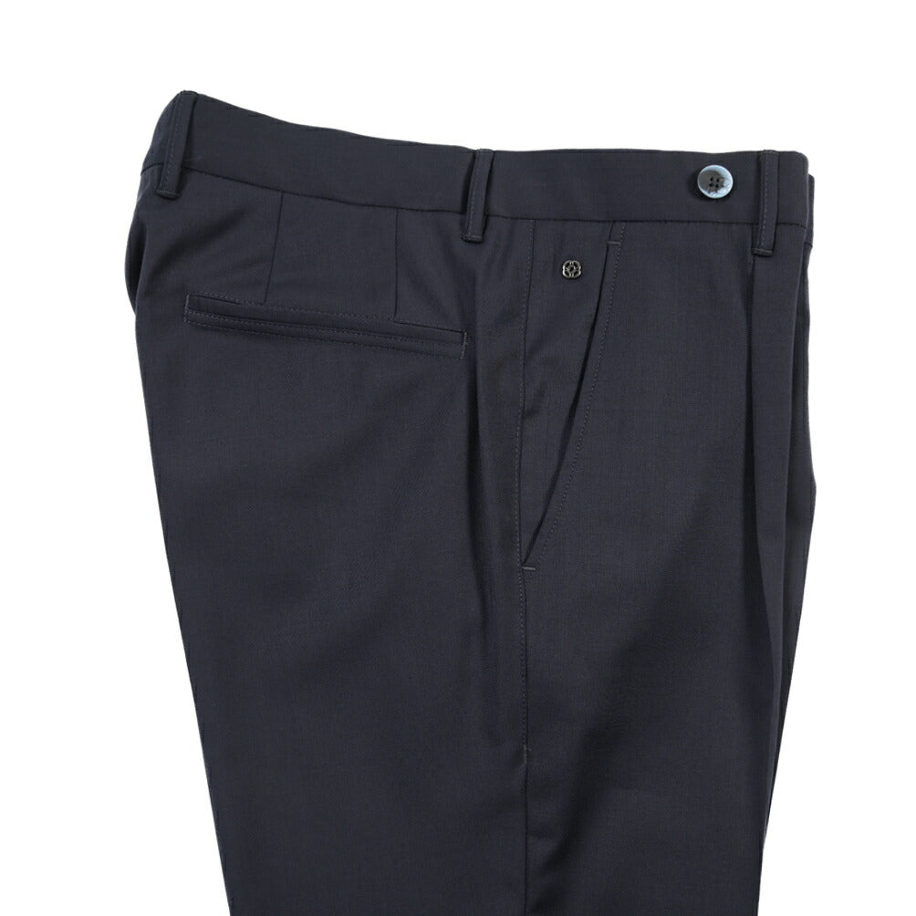SALE｜GTA “BYRON C” ストレッチウール ワンタックスラックス / SLIM FIT