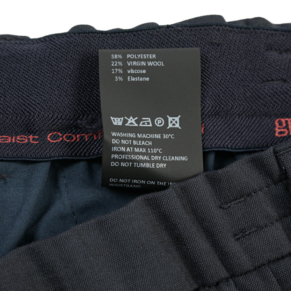 SALE｜GTA “NEW PAUL” ビスコース混ウール ウエストバンド付きイージースラックス / SLIM FIT