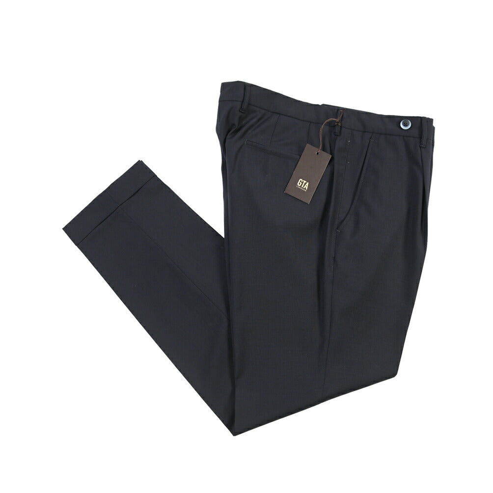 SALE｜GTA “BYRON” ウール100% ワンタックスラックス / SLIM FIT