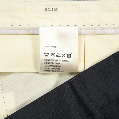 SALE｜GTA “BYRON” ウール100% ワンタックスラックス / SLIM FIT