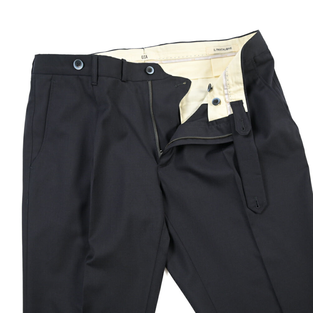SALE｜GTA “BYRON” ウール100% ワンタックスラックス / SLIM FIT
