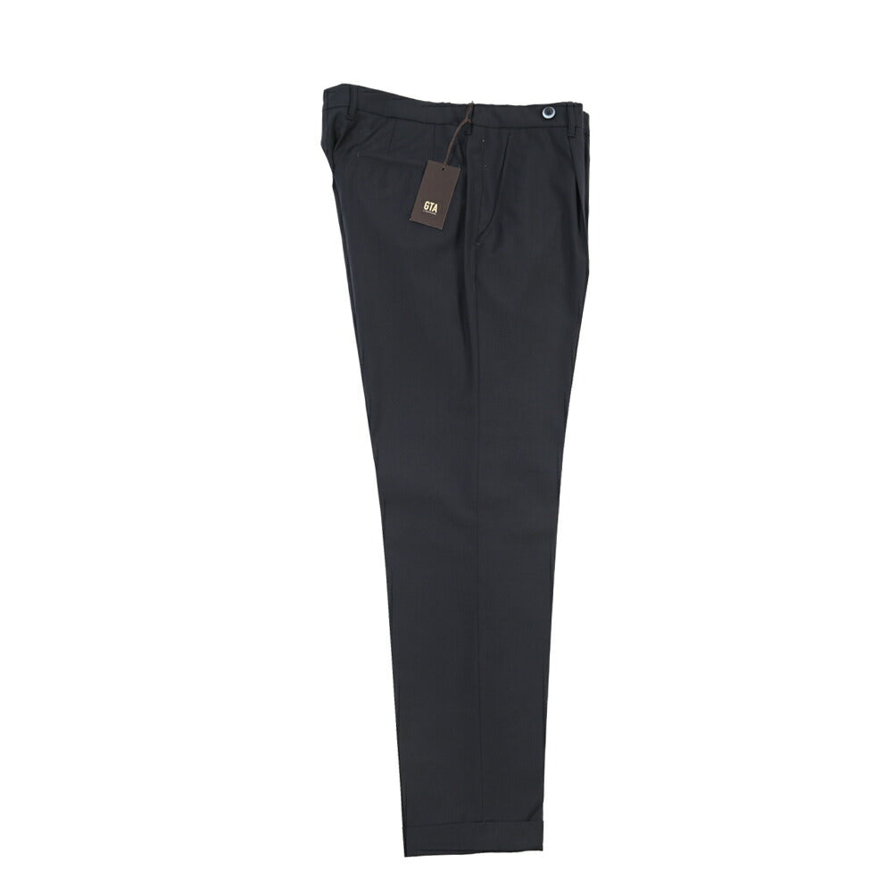 SALE｜GTA “BYRON” ウール100% ワンタックスラックス / SLIM FIT