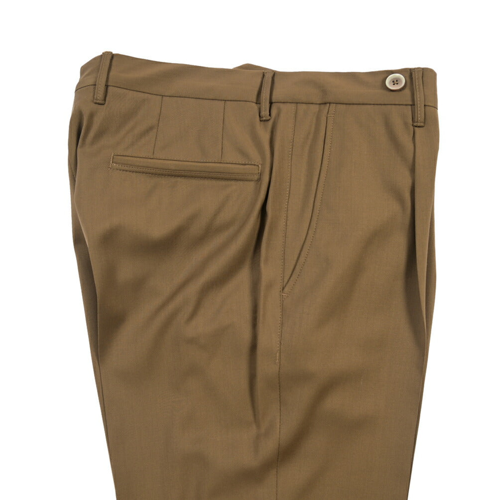 SALE｜GTA “BYRON L” ヴァージンウール100% ワンタックスラックス / SLIM FIT