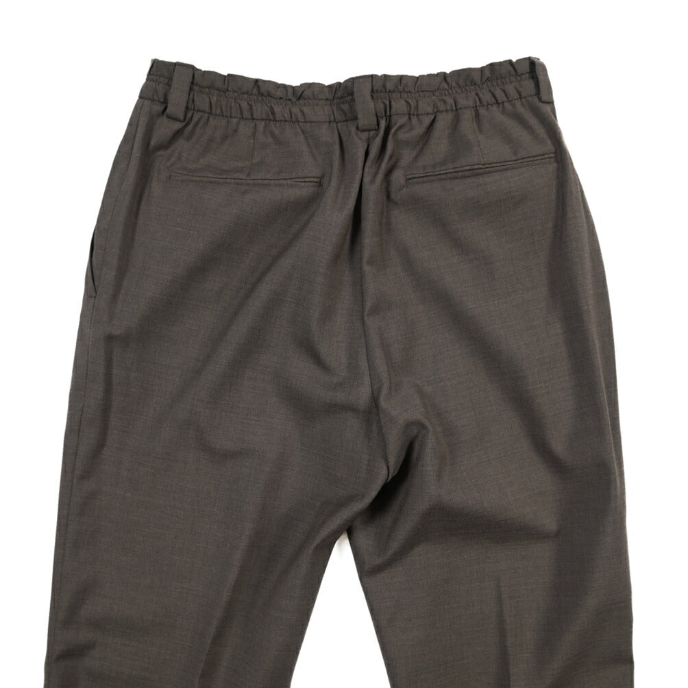 SALE｜GTA “ALFIO” ヴァージンウール100% ウエストバンド付きイージースラックス / SLIM FIT
