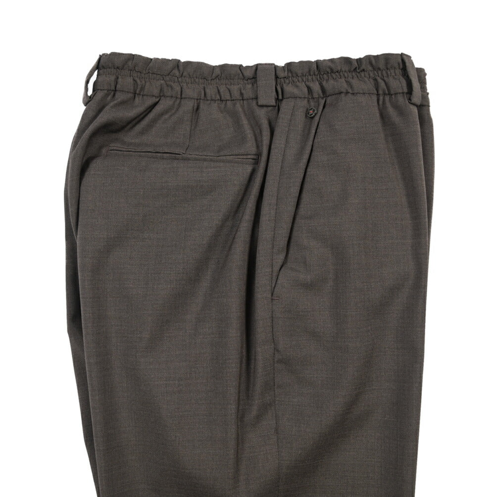 SALE｜GTA “ALFIO” ヴァージンウール100% ウエストバンド付きイージースラックス / SLIM FIT
