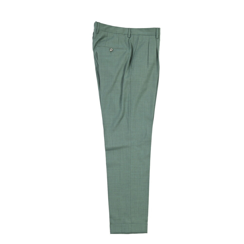 SALE｜GTA “LUCA” ウールヴァージンウール100% ツータックスラックス / REGULAR FIT