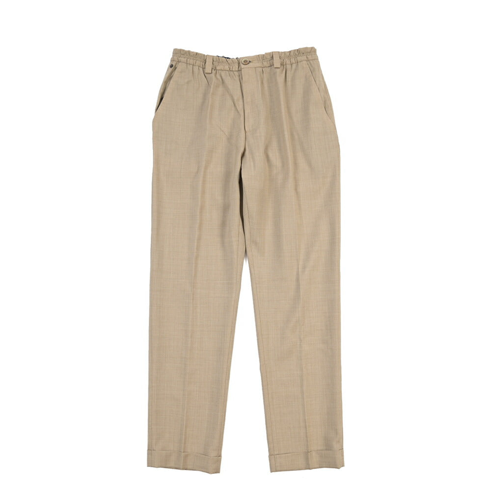 SALE｜GTA “ALFIO” ヴァージンウール100% ウエストバンド付きイージースラックス / SLIM FIT