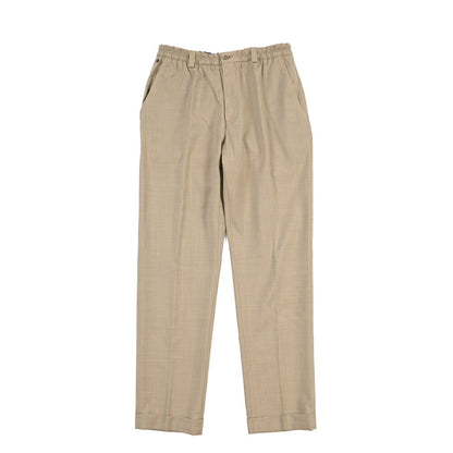SALE｜GTA “ALFIO” ヴァージンウール100% ウエストバンド付きイージースラックス / SLIM FIT