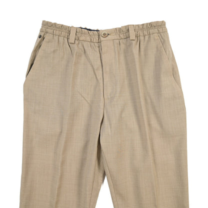 SALE｜GTA “ALFIO” ヴァージンウール100% ウエストバンド付きイージースラックス / SLIM FIT