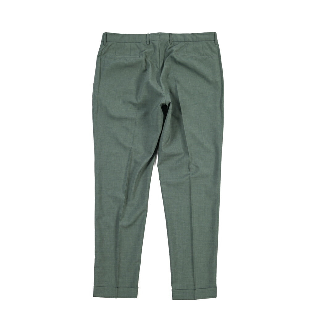 SALE｜GTA “BYRON” ポリエステル混ウール ワンタックスラックス / SLIM FIT