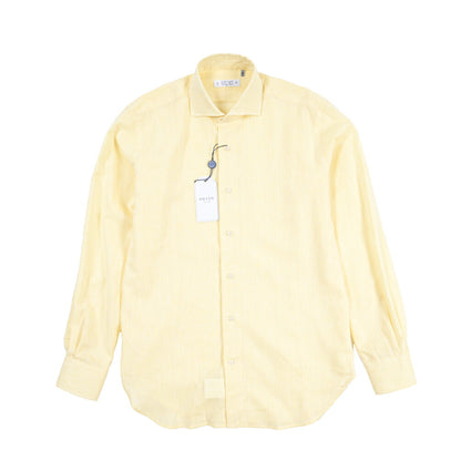 26SS ORIAN リネン混コットン ホリゾンタルカラードレスシャツ / Vintage Classic
