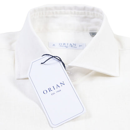26SS ORIAN リネン混コットン ホリゾンタルカラードレスシャツ / Vintage Classic
