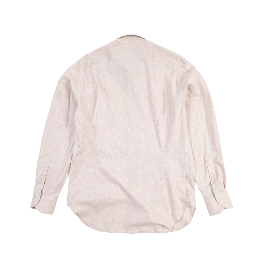 26SS ORIAN リネン混コットン ホリゾンタルカラードレスシャツ / Vintage Classic