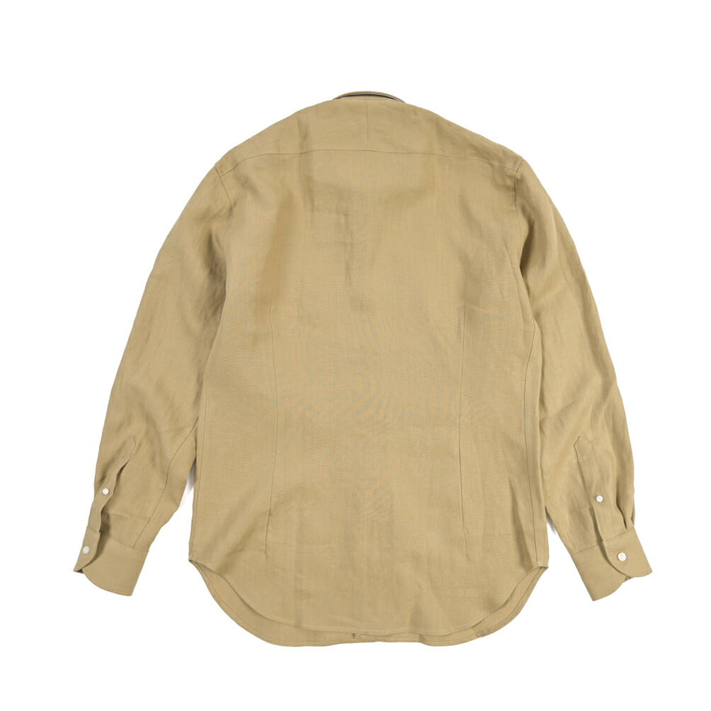 26SS ORIAN リネン100% ホリゾンタルカラードレスシャツ / Vintage Classic