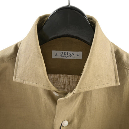 26SS ORIAN リネン100% ホリゾンタルカラードレスシャツ / Vintage Classic