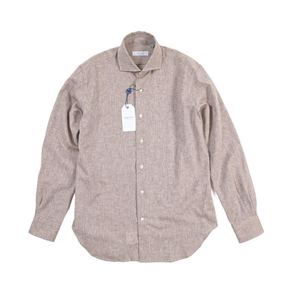 26SS ORIAN リネン混コットン ホリゾンタルカラードレスシャツ / Vintage Classic