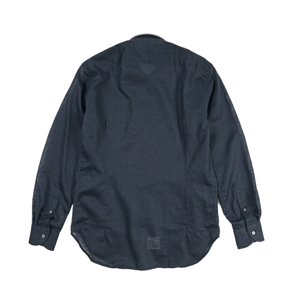 26SS ORIAN リネン混コットン ホリゾンタルカラードレスシャツ / Vintage Classic