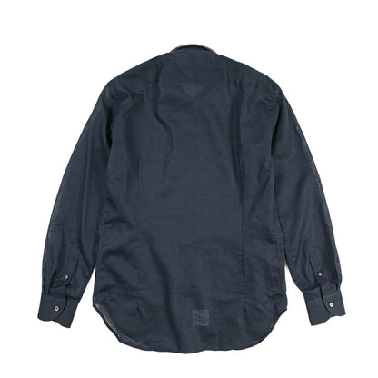 26SS ORIAN リネン混コットン ホリゾンタルカラードレスシャツ / Vintage Classic