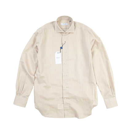 26SS ORIAN リネン混コットン ホリゾンタルカラードレスシャツ / Vintage Classic