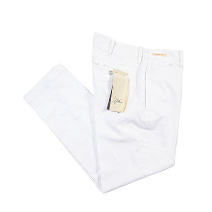 YCHAI “ROBUSTO” ストレッチコットン ノータックチノパンツ