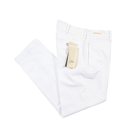 YCHAI “ROBUSTO” ストレッチコットン ノータックチノパンツ