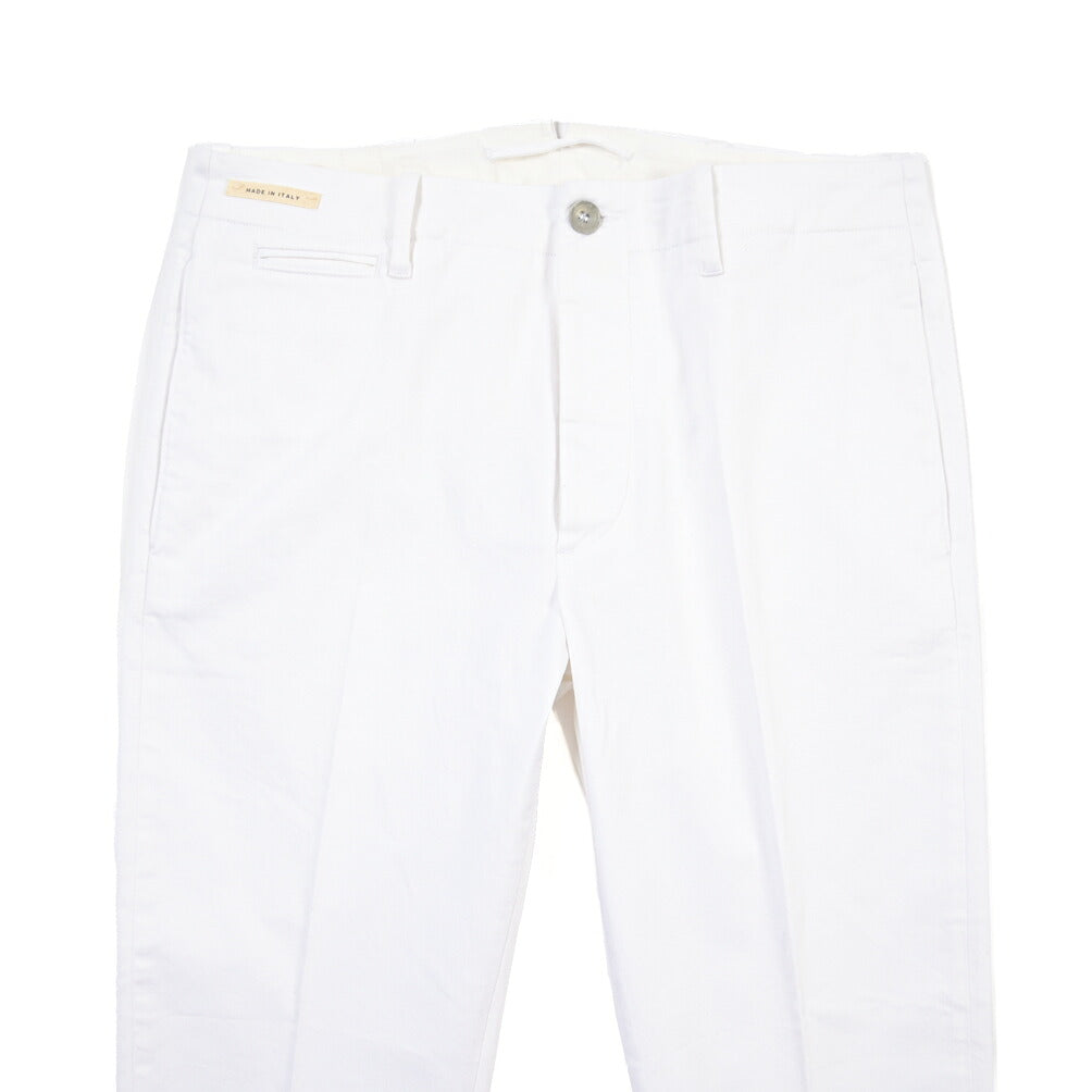 YCHAI “ROBUSTO” ストレッチコットン ノータックチノパンツ