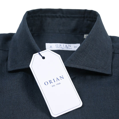 26SS ORIAN リネン100% ホリゾンタルカラードレスシャツ / Vintage Classic