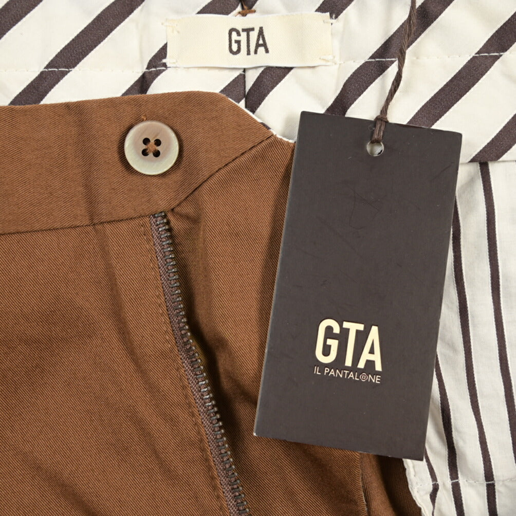 GTA “772L” ストレッチコットン ワンタックチノパンツ / SLIM FIT
