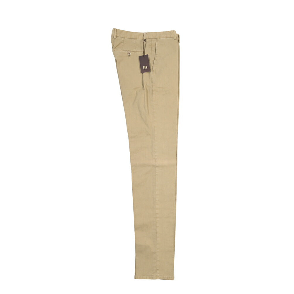 GTA “800K” ストレッチコットン ノータックチノパンツ / EXTRASLIM FIT