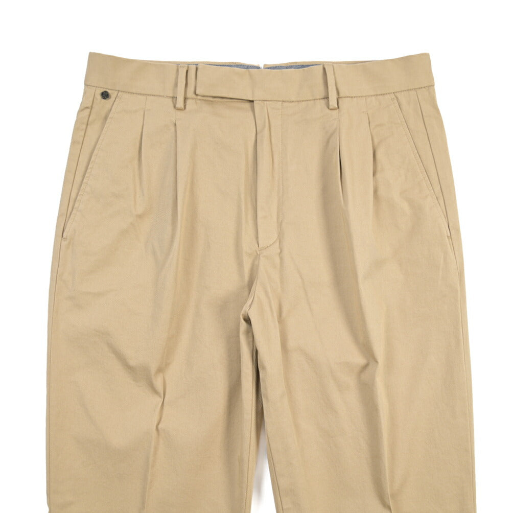 GTA “DANTE” ストレッチコットン ツータックチノパンツ / COMFORT FIT