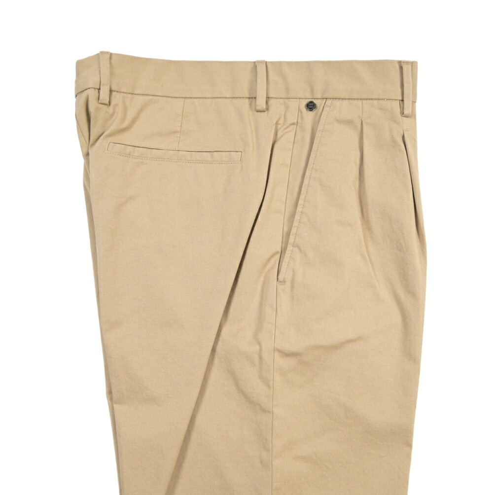 GTA “DANTE” ストレッチコットン ツータックチノパンツ / COMFORT FIT