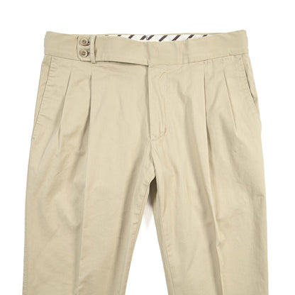 GTA “MAX II” ストレッチコットン ツータックベルトレススラックス / SLIM FIT