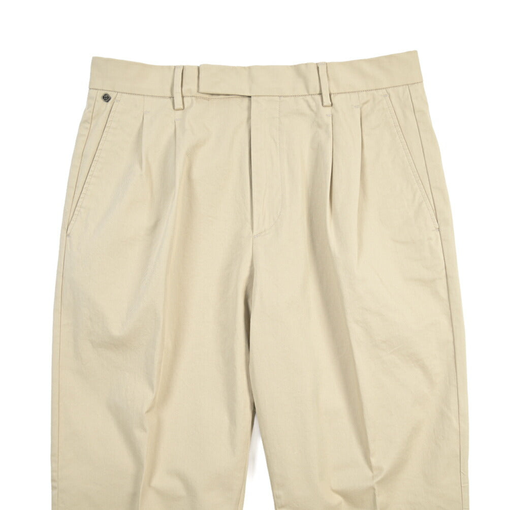 GTA “DANTE” ストレッチコットン ツータックチノパンツ / COMFORT FIT