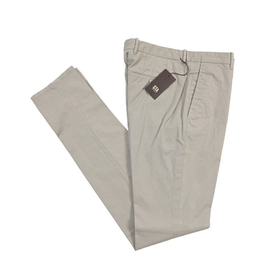 GTA “800 SSL” ストレッチコットン ノータックチノパンツ / EXTRASLIM FIT