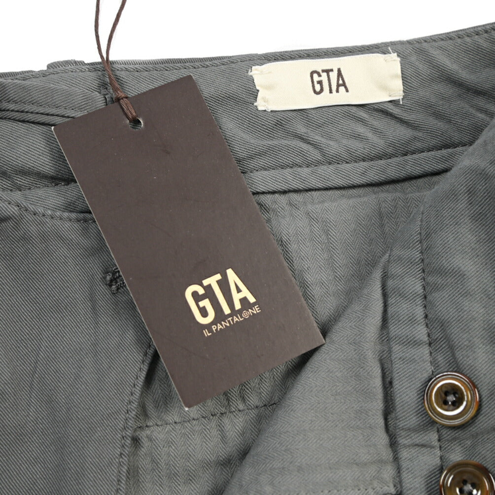 GTA “LORENZO DE” ストレッチコットン ノータックパンツ / COMFORT FIT