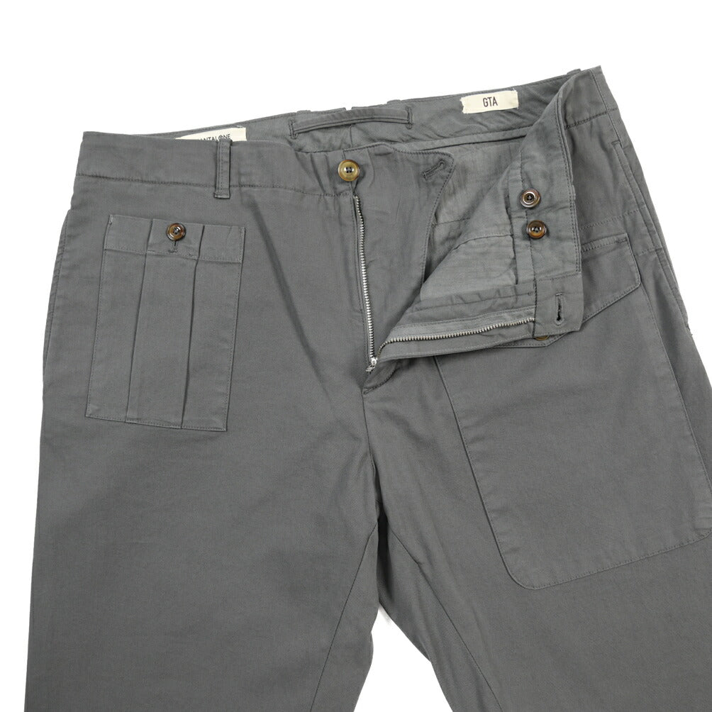 GTA “LORENZO DE” ストレッチコットン ノータックパンツ / COMFORT FIT
