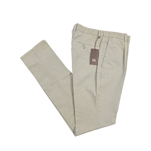 GTA “800 KP” ストレッチコットン ワンタックチノパンツ / EXTRASLIM FIT