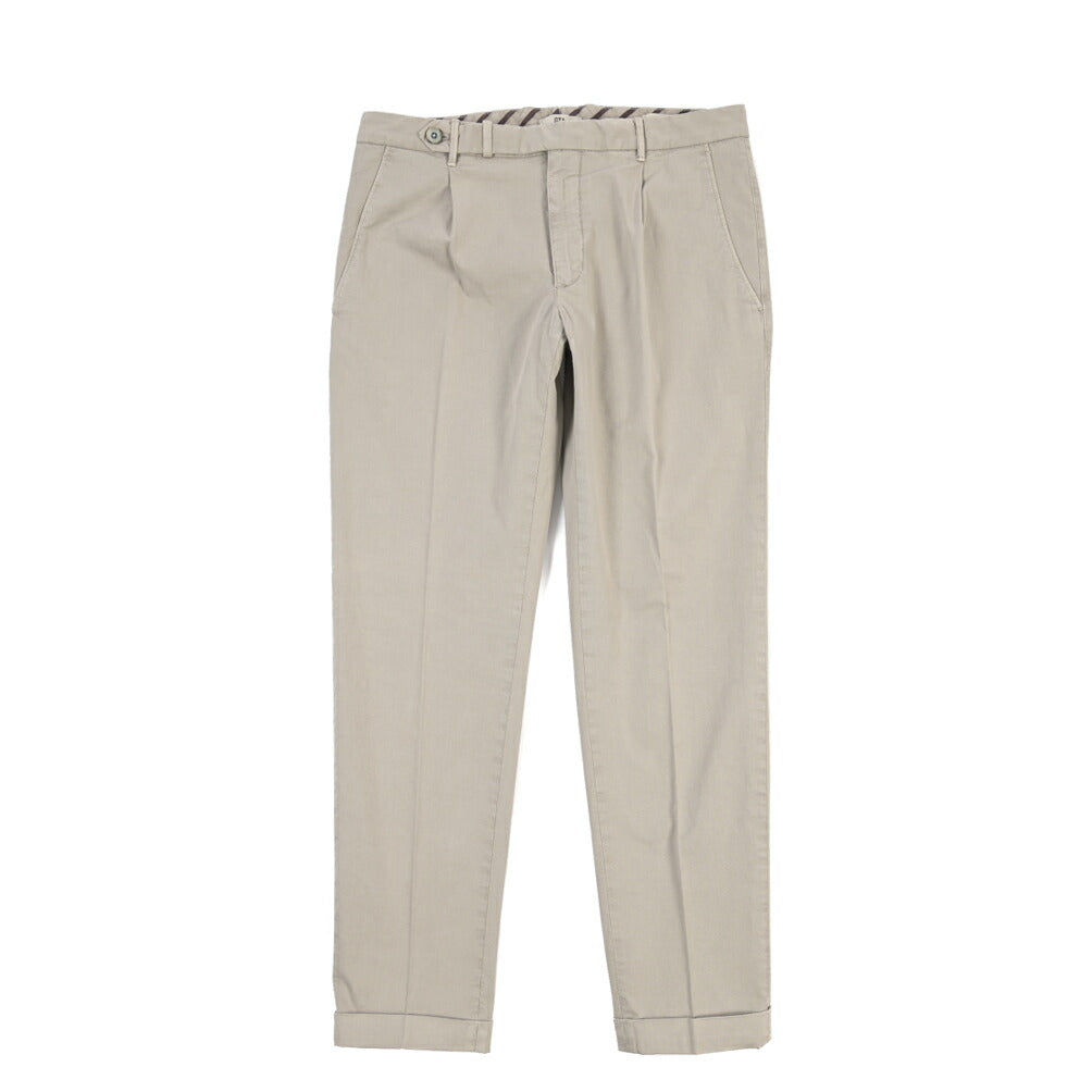 GTA “BYRON” SLIM FIT ストレッチコットン ワンタックパンツ / SLIM FIT