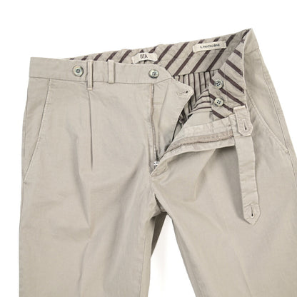 GTA “BYRON” SLIM FIT ストレッチコットン ワンタックパンツ / SLIM FIT
