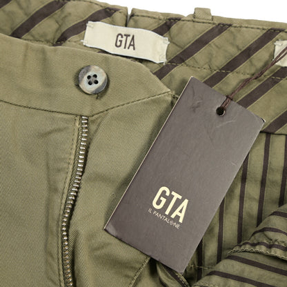 GTA “800 SSL” ストレッチコットン ノータックチノパンツ / EXTRASLIM FIT